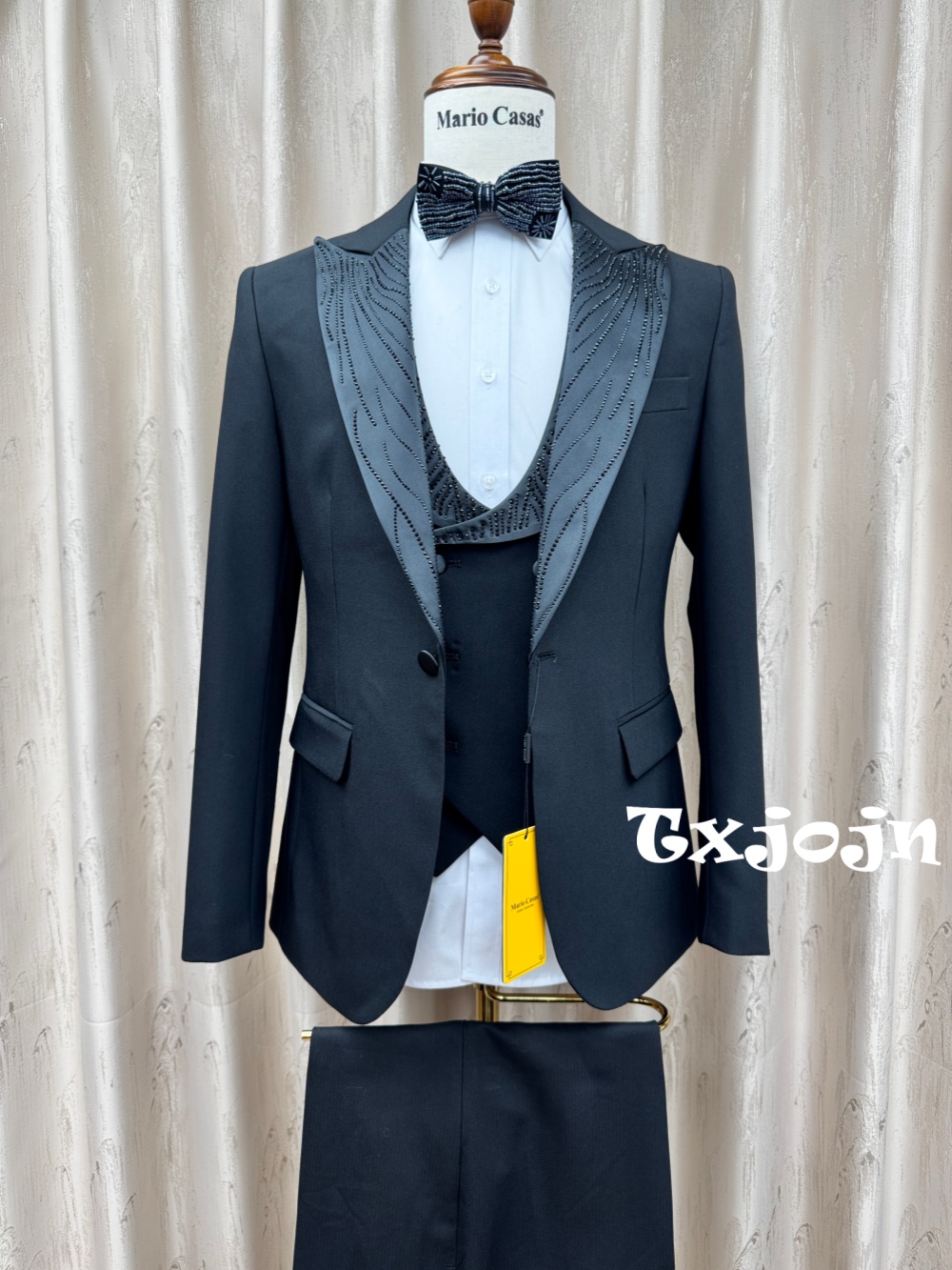 Men'S Formal Wear In Wedding - 고급스러운 정장 남성 수트 세트 3피스