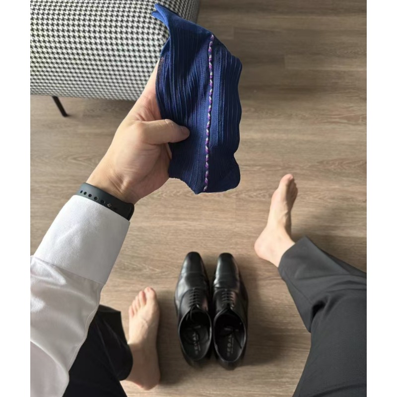 Men Formal Wear Brands - 남성용 나일론 짧은 양말, 비즈니스 빈티지,
