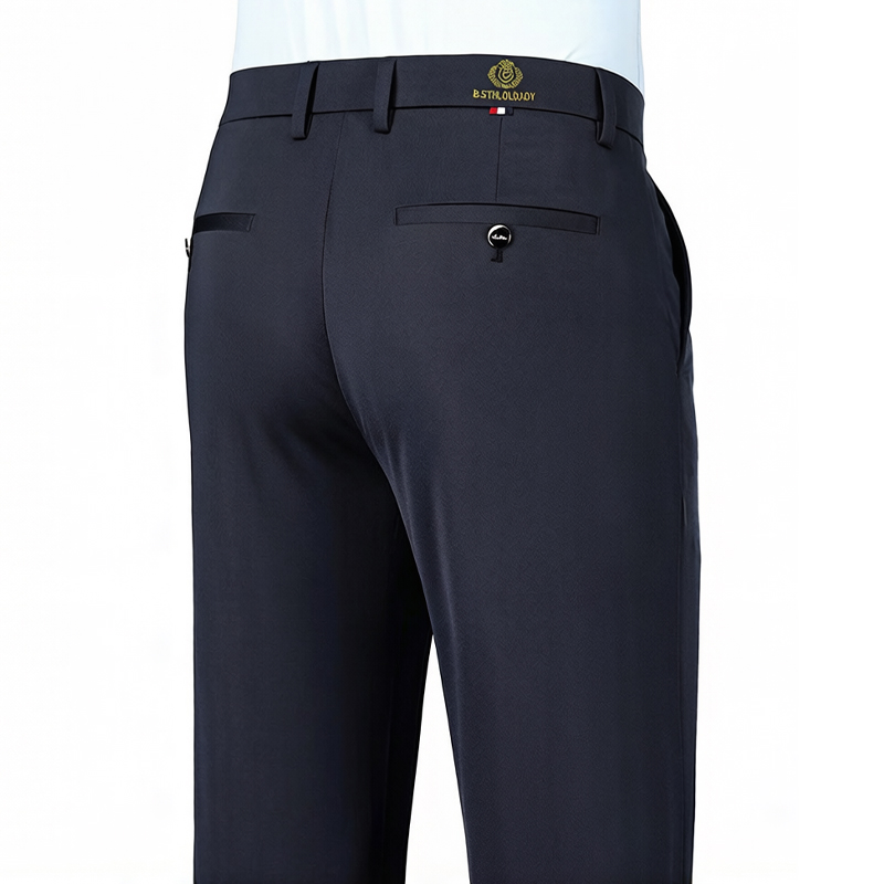 Men'S Formal Attire - 2026 패션 남성 스트레치 팬츠 플랫