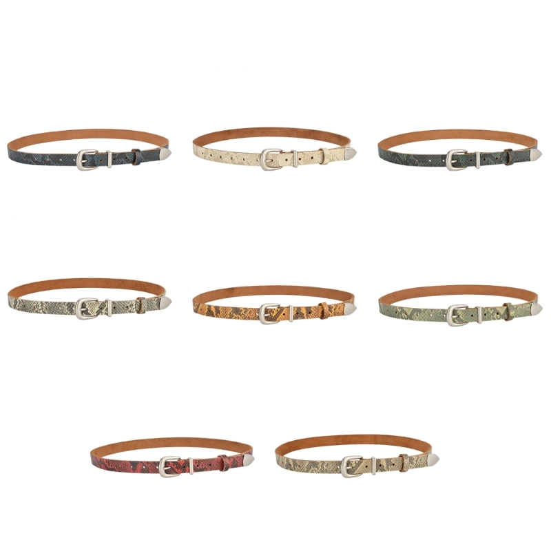 Formal Belt Leather Thin - M68A 사무실 착용을위한 트렌디 한 공식