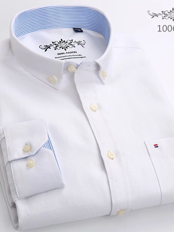 Men Formal Wear Brands - 남성용 슬림핏 포멀 셔츠, 신상품, 긴팔