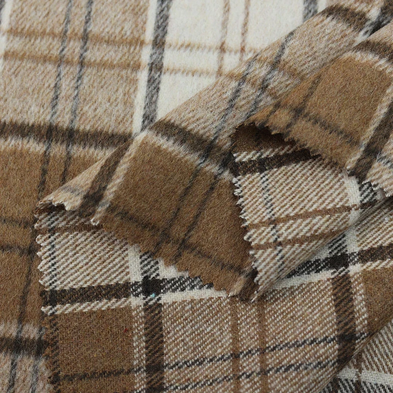 Wool Suit Jacket - 100x148cm 부드러운 두꺼운 빈티지 울 격자