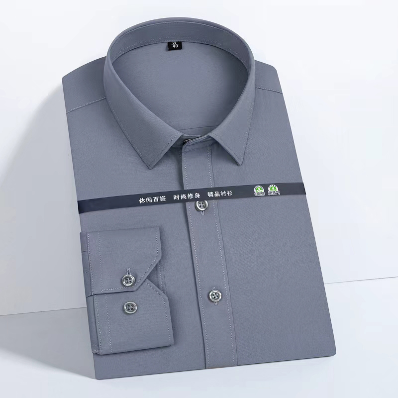 Men Formal Office Wear Shirts - 2026년 봄/가을 신상 남성 슬림핏 반팔