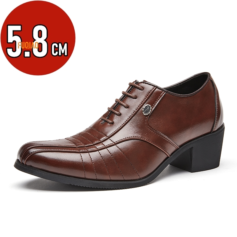 Men'S Luxury Formal Wear - 럭셔리 하이힐 남성 구두 패션 키높이
