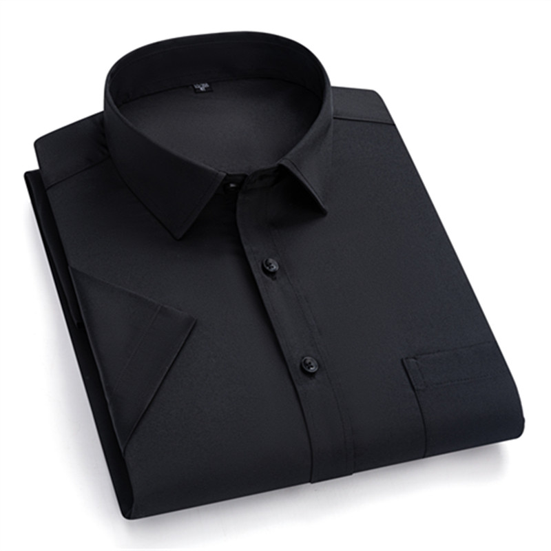 Men Formal Office Wear Shirts - 플러스 라지 7XL 여름 남성 드레스