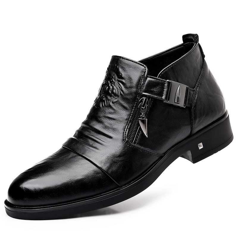 Men'S Luxury Formal Wear - 남성용 레트로 라이온 헤드 지퍼 드레스