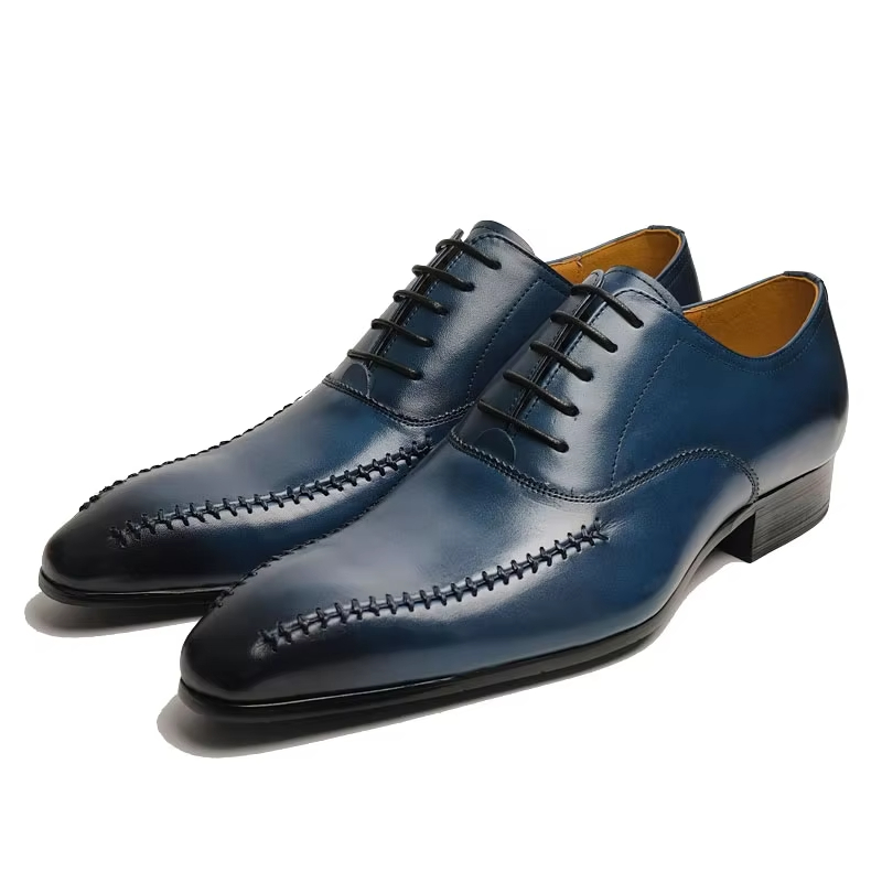 Men'S Luxury Formal Wear - 고급 명품 남성 천연 가죽 드레스