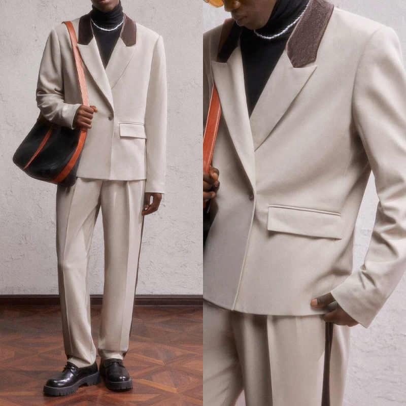 Men'S Style Formal Wear - 심플리시티 남성 정장 2피스 자켓 팬츠