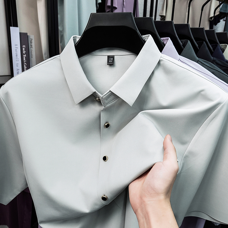 Men Formal Office Wear Shirts - 2026 여름 캐주얼 남성 드레스 셔츠