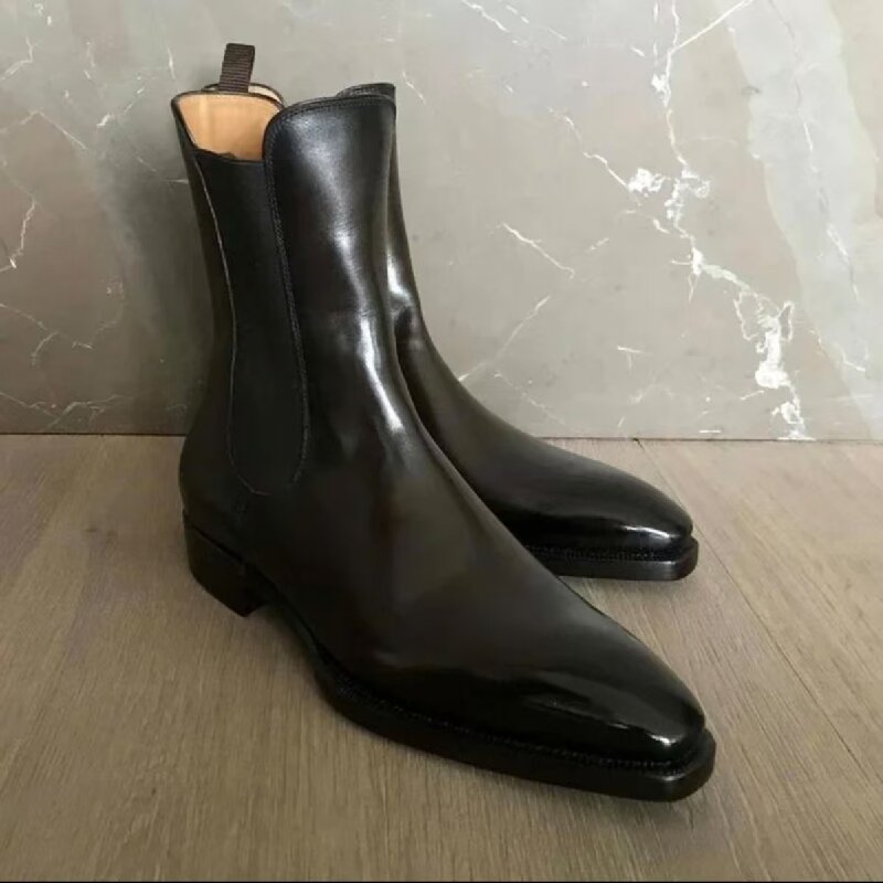 남성 패션 첼시 부츠 블랙 원스텝 비즈니스 브랜드 정장 - Men Formal Wear Brands 리뷰 및 가격