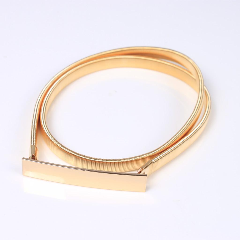 슬림 탄성 허리 벨트 골드 합금 허리띠 얇은 스트랩 패 - Formal Belt Leather Thin 리뷰 및 가격