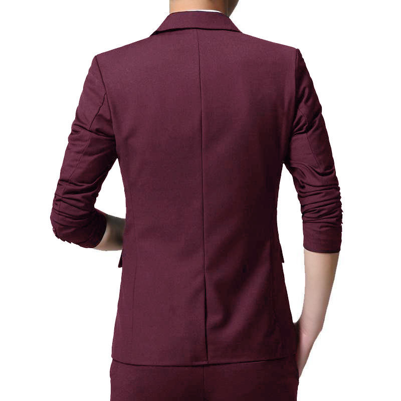 남성용 세트 코트, 단색 슬림핏 세트 재킷, 멋진 블레 - Men'S Formal Wear For Marriage 리뷰 및 가격