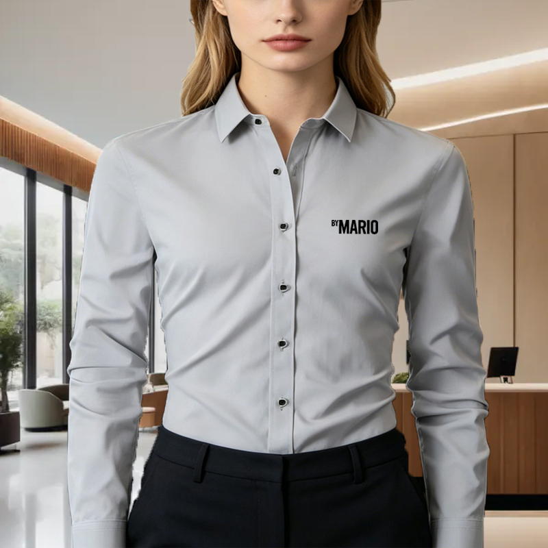 유니섹스 슬림핏 비즈니스 캐주얼 셔츠 긴팔 구김방지 로 - Men Formal Office Wear Shirts 리뷰 및 가격