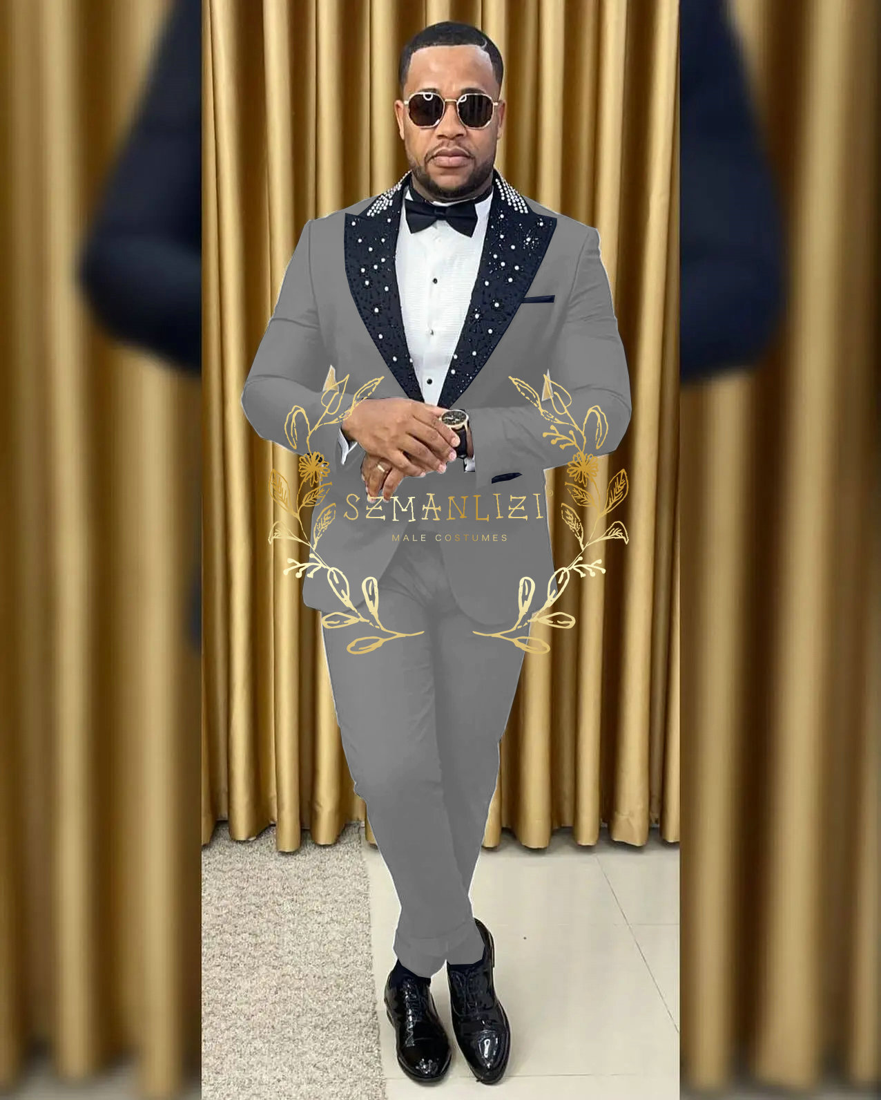 남성용 고급 웨딩 정장, 신랑 예복 턱시도, 수제 블랙 - Men Formal Party Wear Dress 리뷰 및 가격
