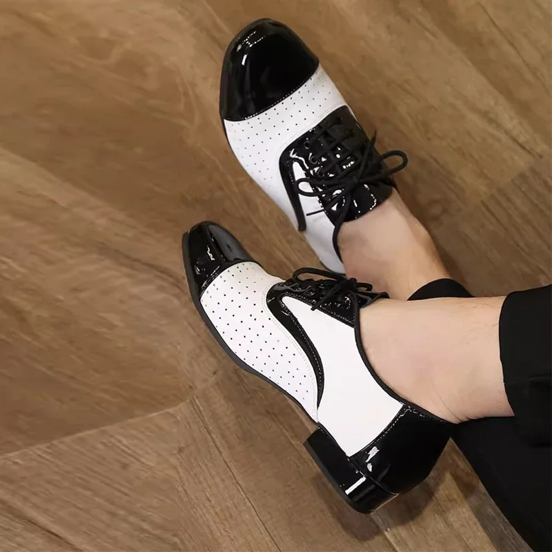 남성용 통기성 가죽 모던 댄스 슈즈, 부드러운 퍼포먼스 - Men'S Formal Attire 리뷰 및 가격