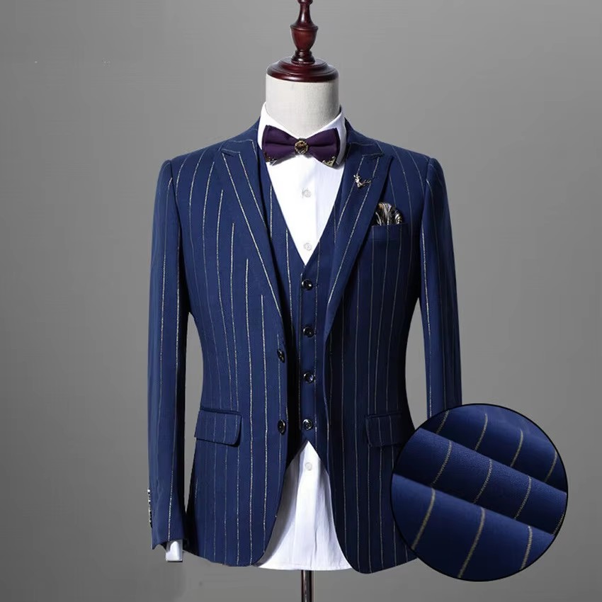 Auriparus flaviceps 골드 스트라이프 남 - Wool Suit Jacket 리뷰 및 가격