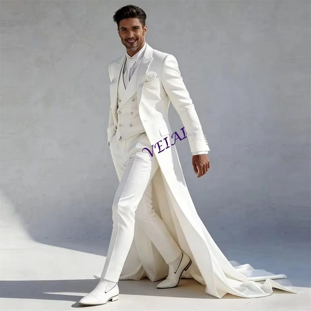 맞춤 남성 연회복 3피스 정장 세트, 남성용 롱테일 수 - Men'S Formal Attire 리뷰 및 가격