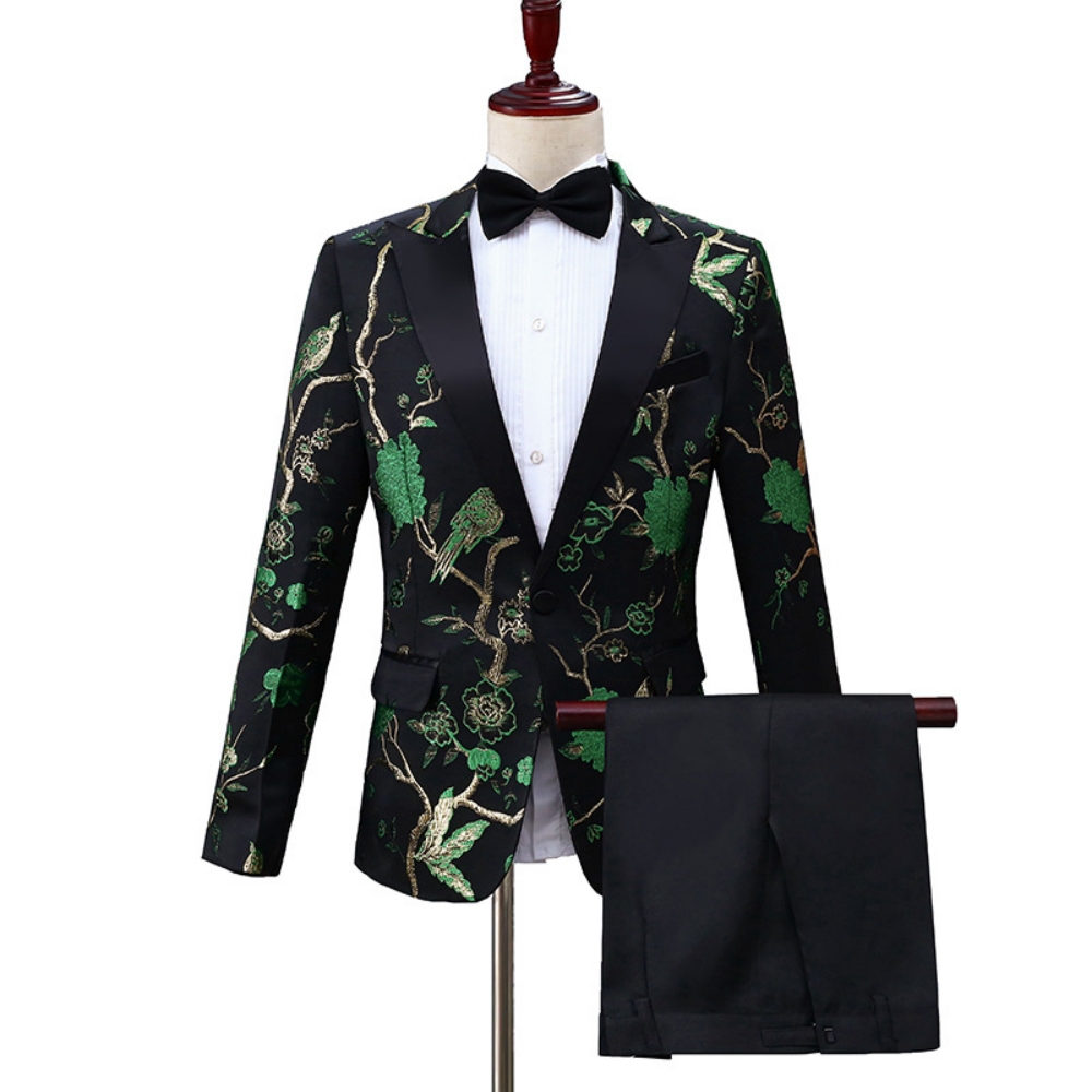 2026 신상 고급 자카드 정장 세트 남성용 댄스웨어  - Men Formal Wear Outfits 리뷰 및 가격