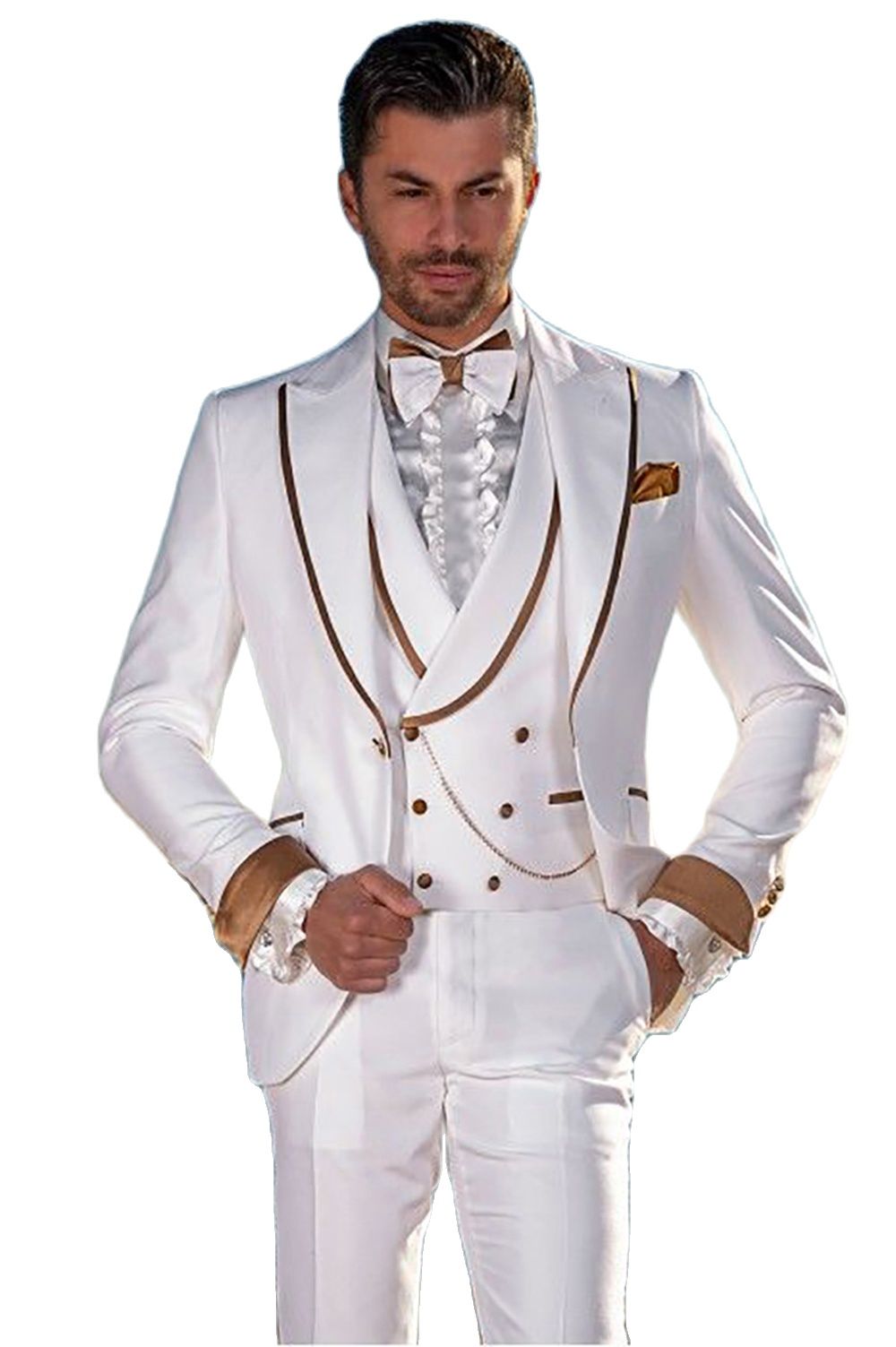 맞춤형 제작 남성 정장 웨딩 턱시도, 피크 라펠 블레이 - Men Formal Party Wear Dress 리뷰 및 가격
