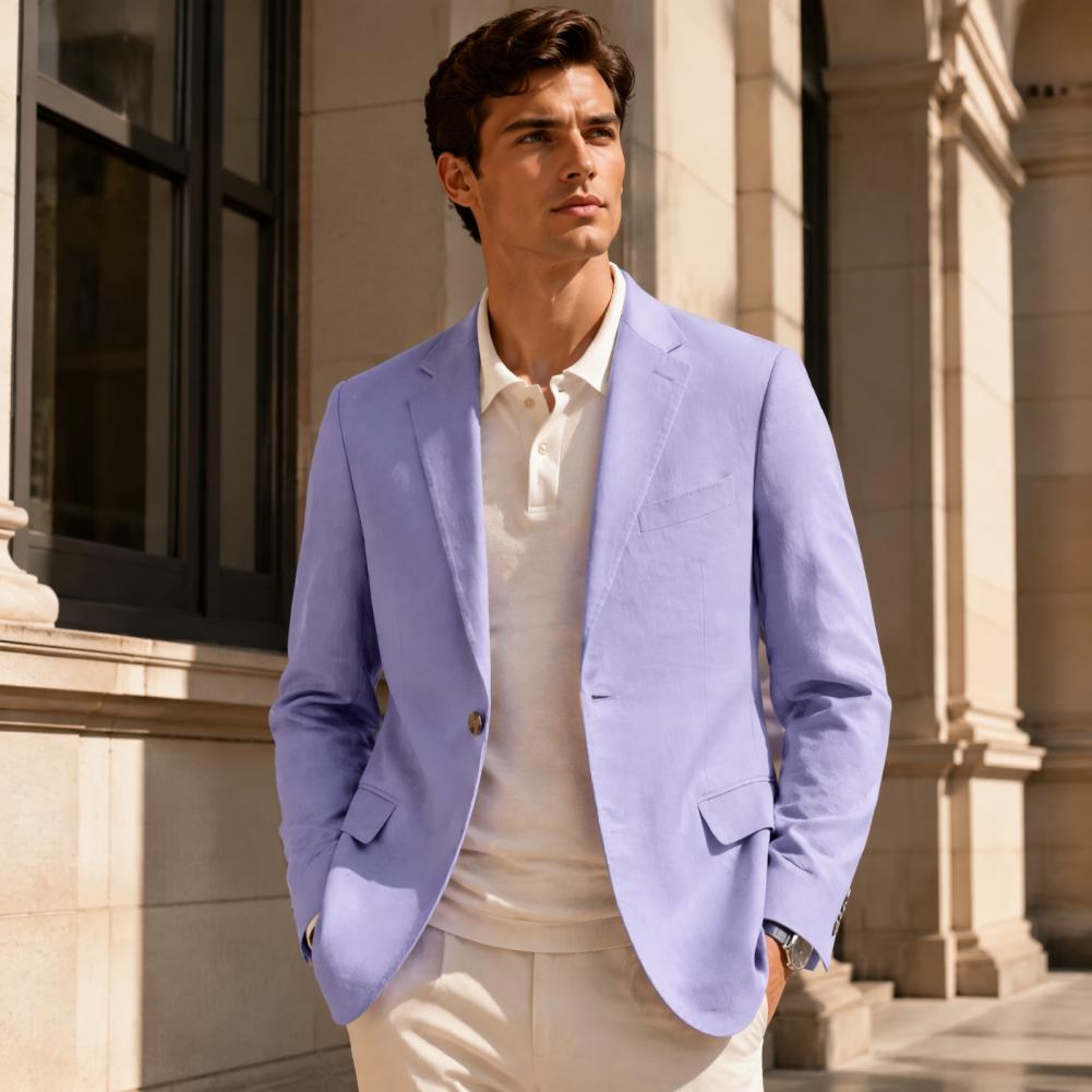남성 캐주얼 블레이저, 노치 라펠 수트 재킷, 싱글 버 - Men Formal Office Wear Shirts 리뷰 및 가격