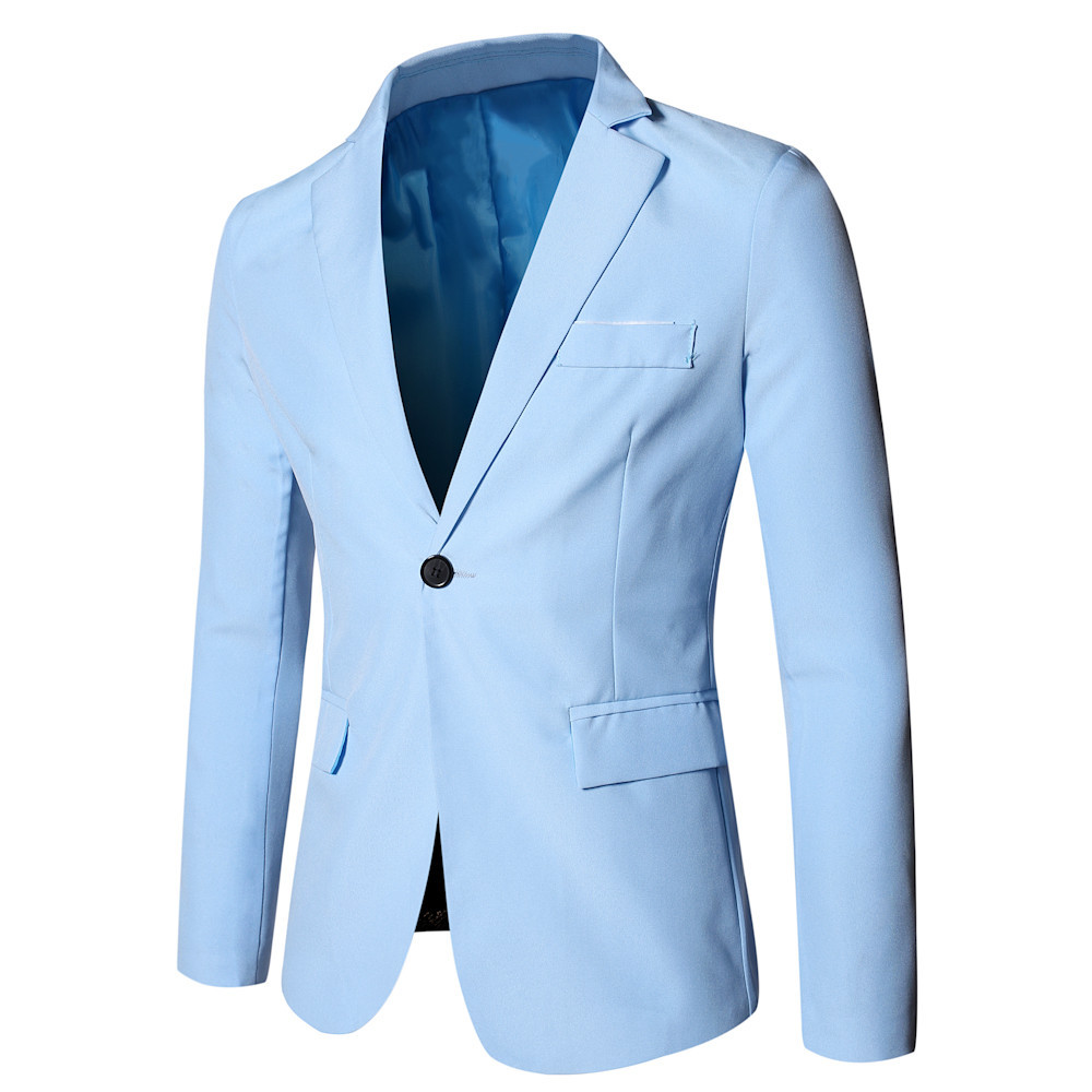 블레이저 남성 코트 턴다운 칼라 블레이저 버튼 풀 슬리 - Men Formal Wear Outfits 리뷰 및 가격