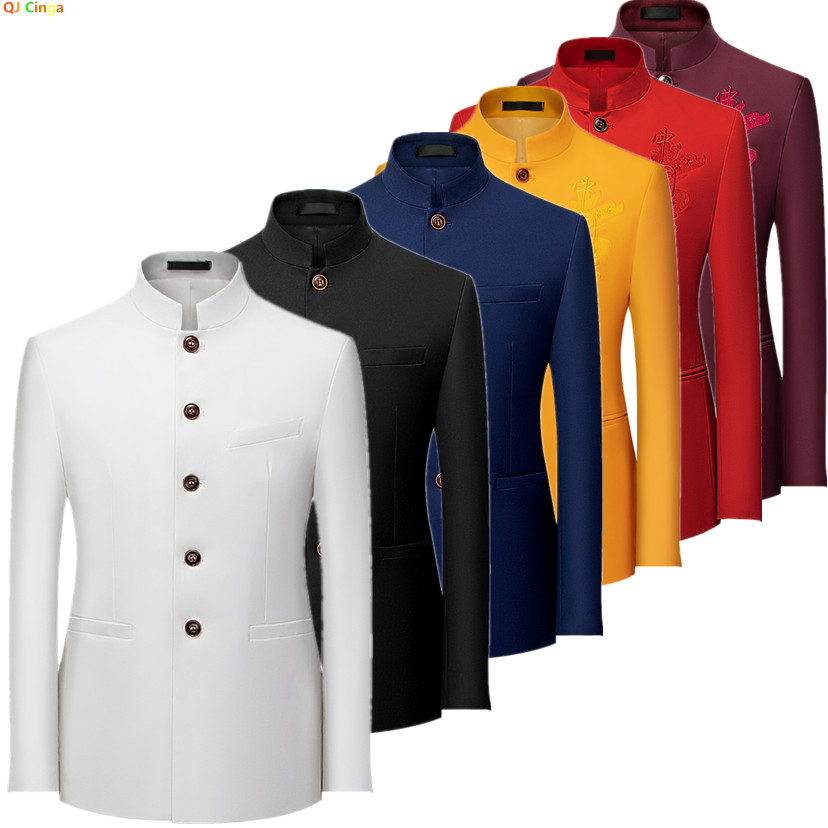 2026 남성용 중국 스타일 긴팔 정장 재킷 한국형 포 - Men'S Style Formal Wear 리뷰 및 가격