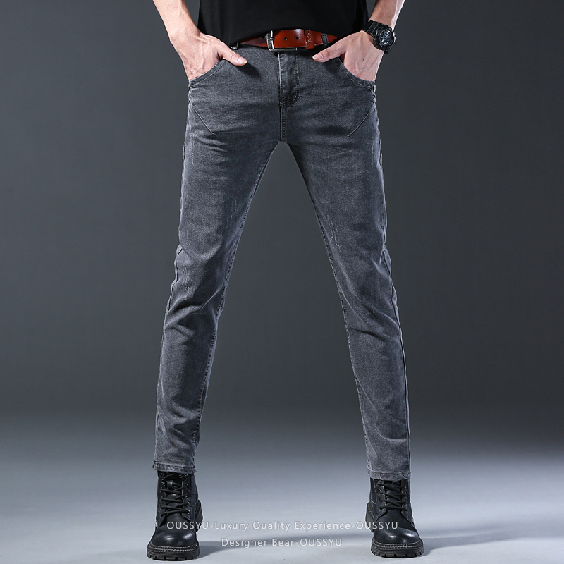 브랜드 의류 남성 탄성 슬림 레그 데님 청바지 캐주얼  - Men Formal Wear Brands 리뷰 및 가격
