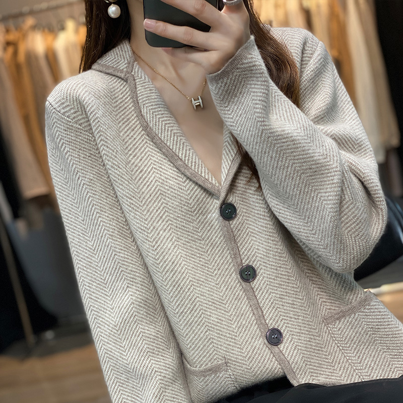 가을 겨울 여성 순수 캐시미어 울 정장 코트 스웨터 캐 - Wool Suit Jacket 리뷰 및 가격