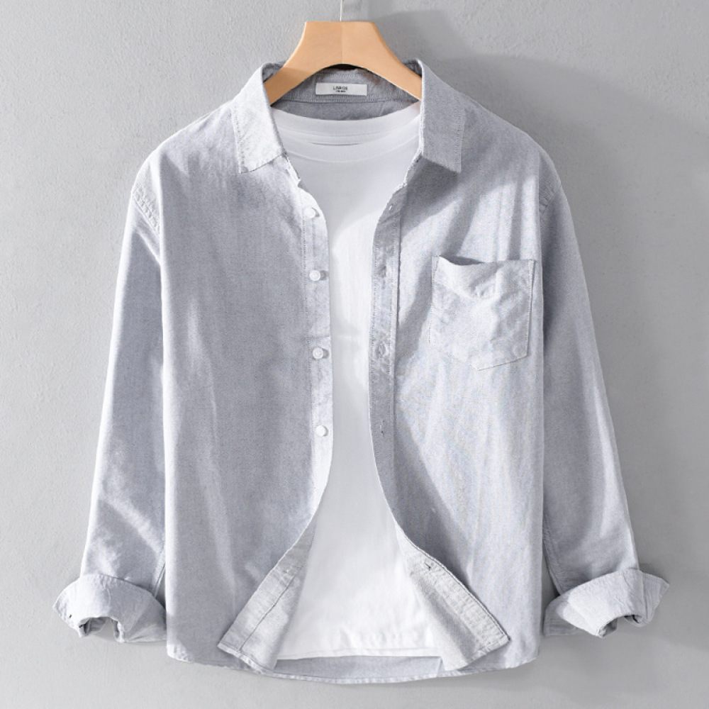 패션 남성용 긴소매 셔츠 한국 트렌드 루즈핏 캐주얼 오 - Men Formal Office Wear Shirts 리뷰 및 가격