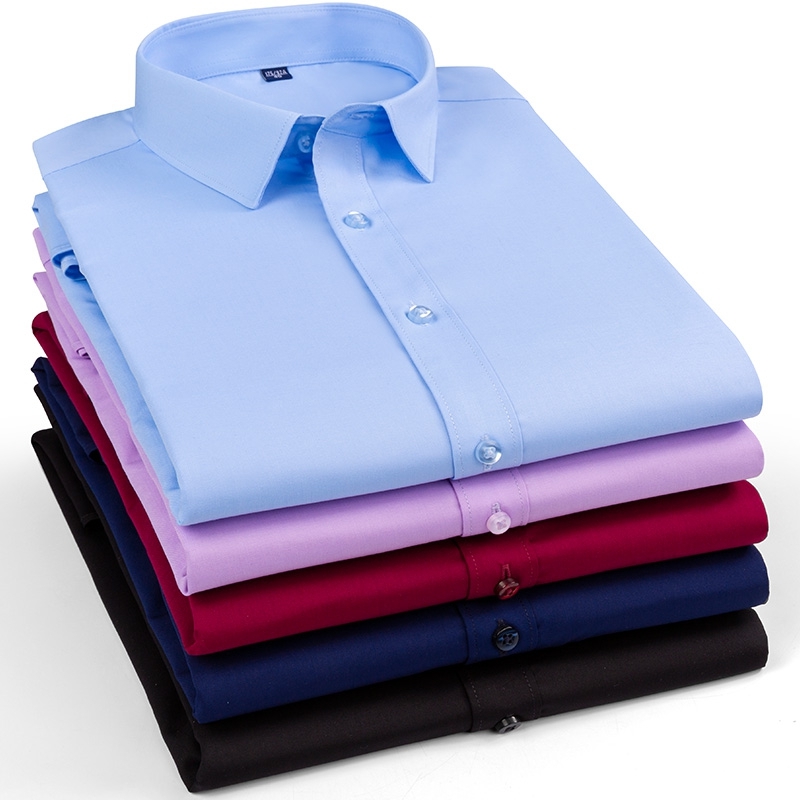 초미세 데니어 대나무 섬유 스트레치 남성 긴팔 셔츠 편 - Men Formal Office Wear Shirts 리뷰 및 가격