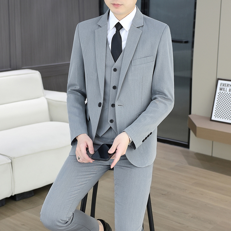 정장 (블레이저+조끼+바지) 남성 패셔너블 비즈니스 야 - Men'S Formal Wear In Wedding 리뷰 및 가격