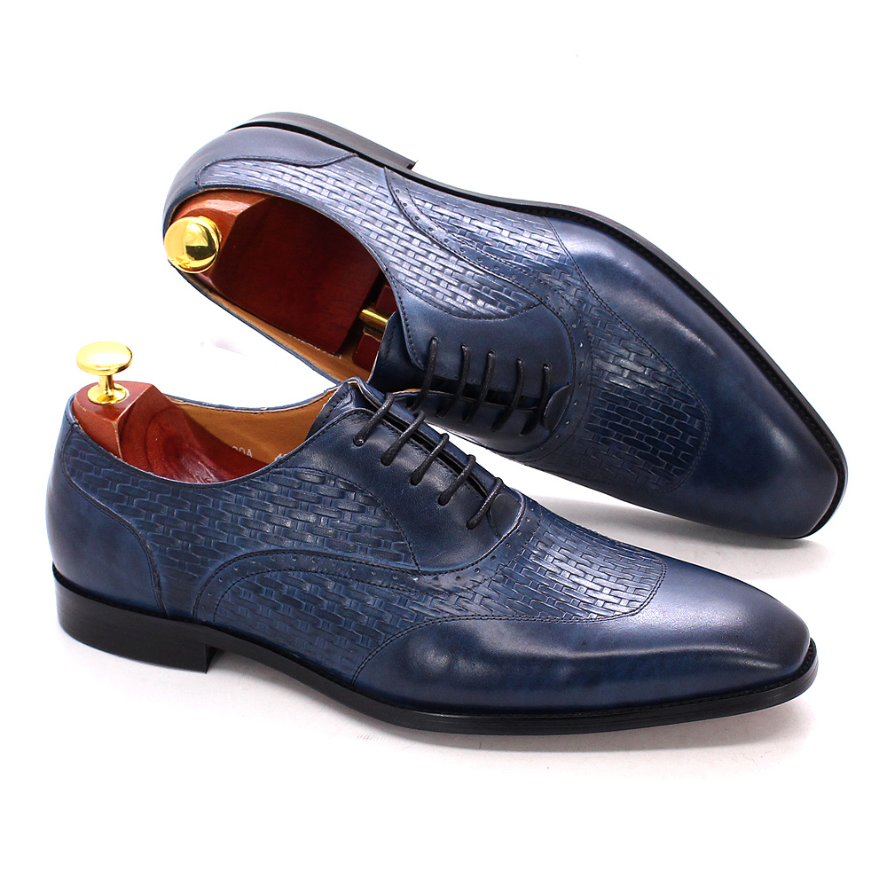 럭셔리 정품 가죽 옥스포드 슈즈, 우아한 사무실 포인티 - Men'S Luxury Formal Wear 리뷰 및 가격