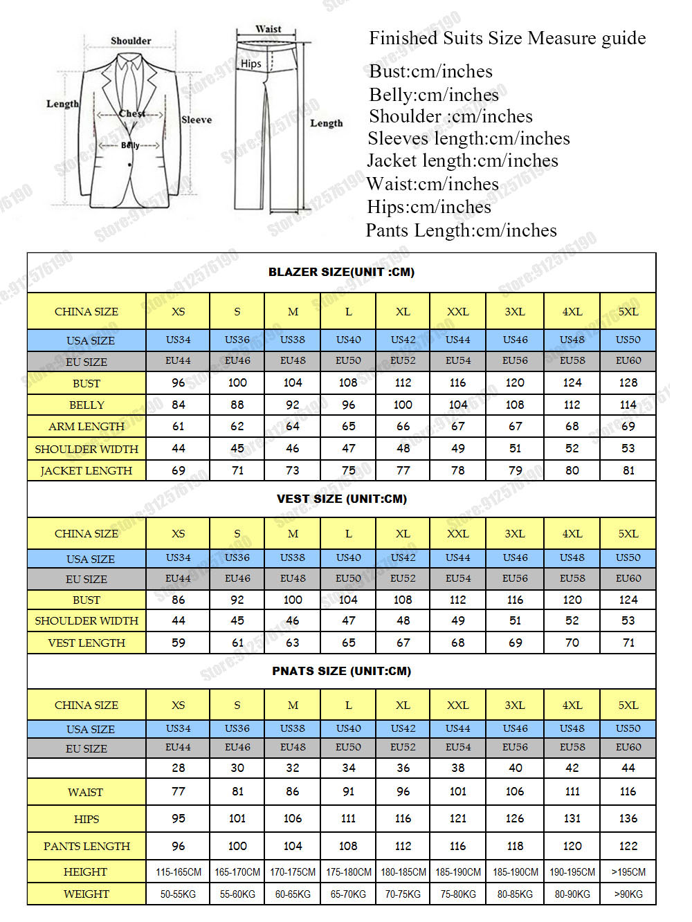 남자 패션 정장 웨딩 정장 3 조각 세트 신랑 착용 블 - Men'S Formal Wear For Marriage 리뷰 및 가격