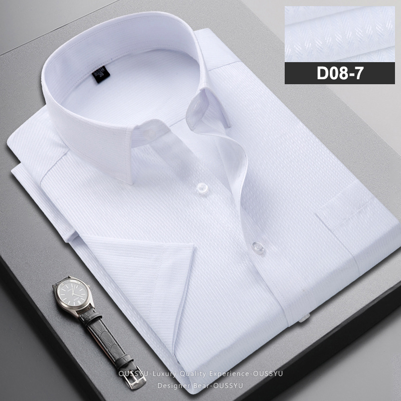 브랜드 의류 남성 비즈니스 스트라이프 반팔 셔츠 202 - Men Formal Wear Brands 리뷰 및 가격