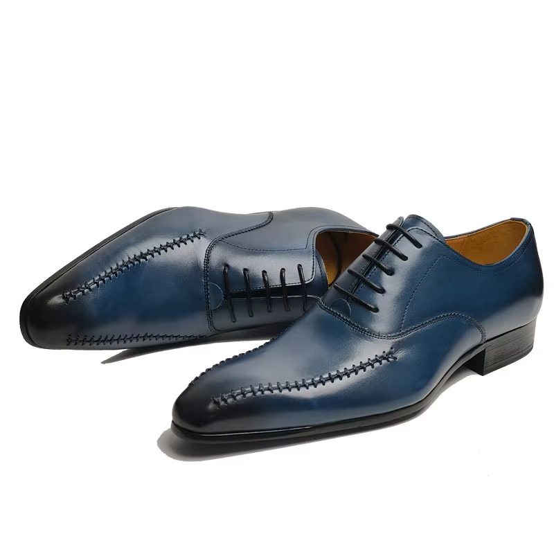 고급 명품 남성 천연 가죽 드레스 슈즈 뾰족한 앞코 수 - Men'S Luxury Formal Wear 리뷰 및 가격