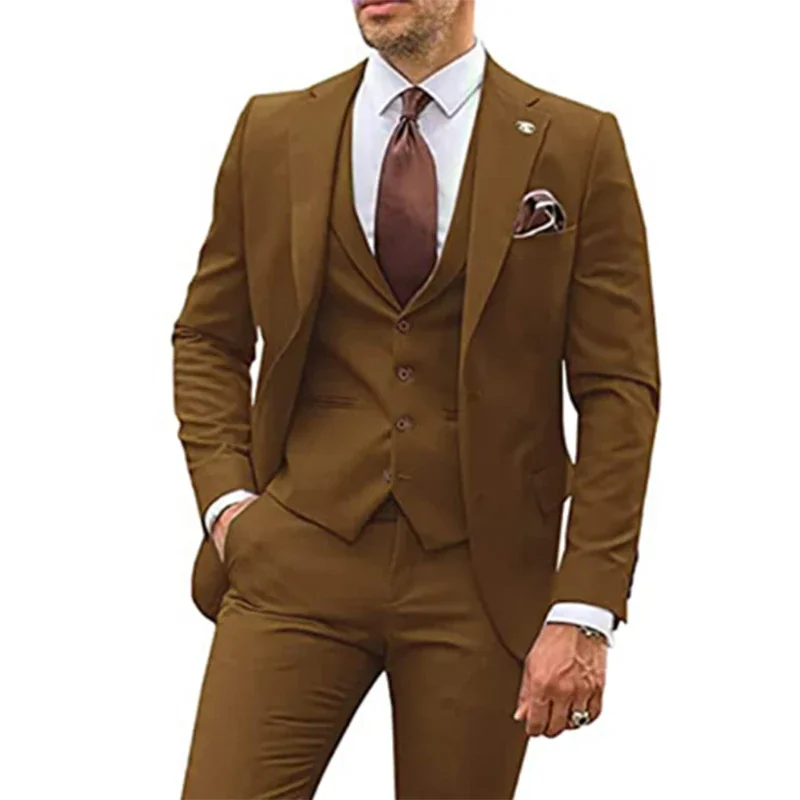 남성용 웨딩 정장 3피스 슬림핏 세트 신랑 들러리 예복 - Men Formal Party Wear Dress 리뷰 및 가격