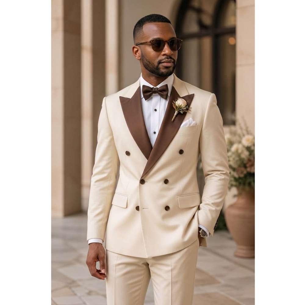 남성 더블 브레스티드 턱시도 수트 패션 피크 라펠 웨어 - Men Formal Wear Outfits 리뷰 및 가격