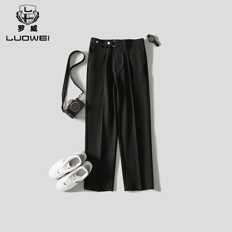 남성용 경량 비즈니스 캐주얼 바지 새로운 스트레이트 레 - Men Formal Wear Outfits 리뷰 및 가격