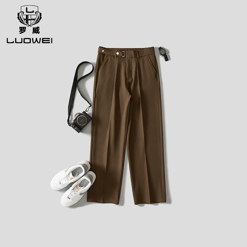 남성용 경량 비즈니스 캐주얼 바지 새로운 스트레이트 레 - Men Formal Wear Outfits 리뷰 및 가격