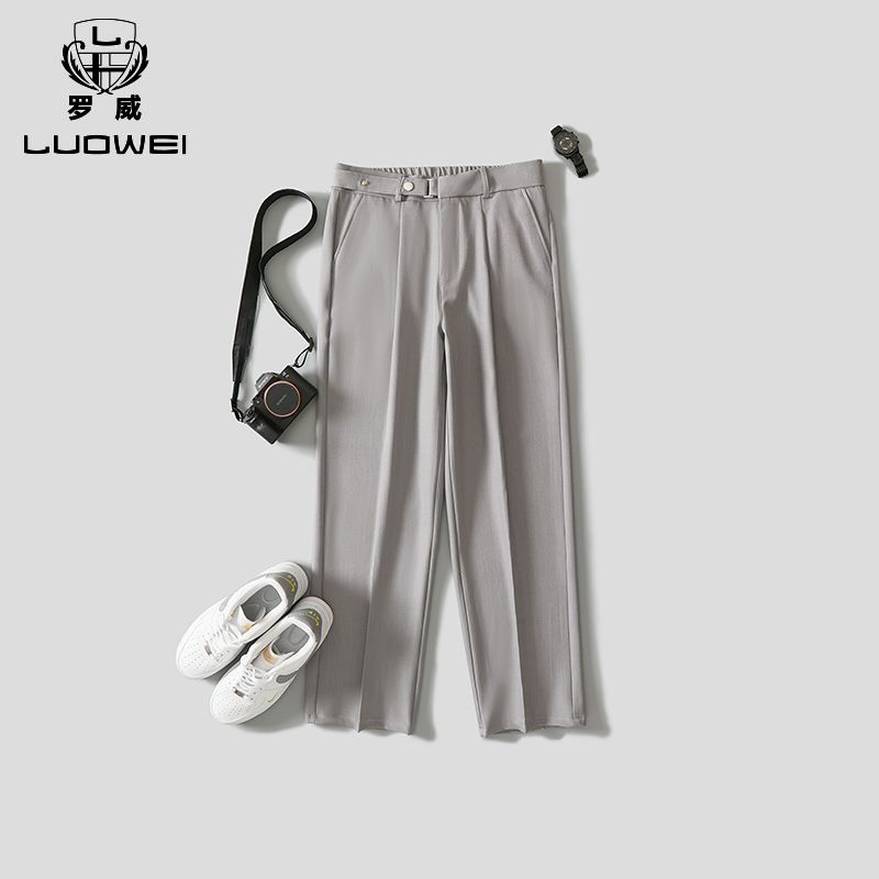 남성용 경량 비즈니스 캐주얼 바지 새로운 스트레이트 레 - Men Formal Wear Outfits 리뷰 및 가격